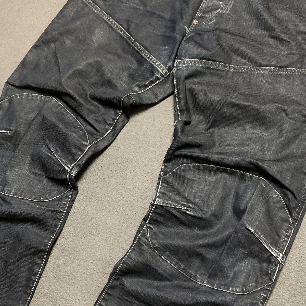 G-Star Opium double knee g star jeans Size 34" / US 12 / IT 48 - 3 Thumbnail