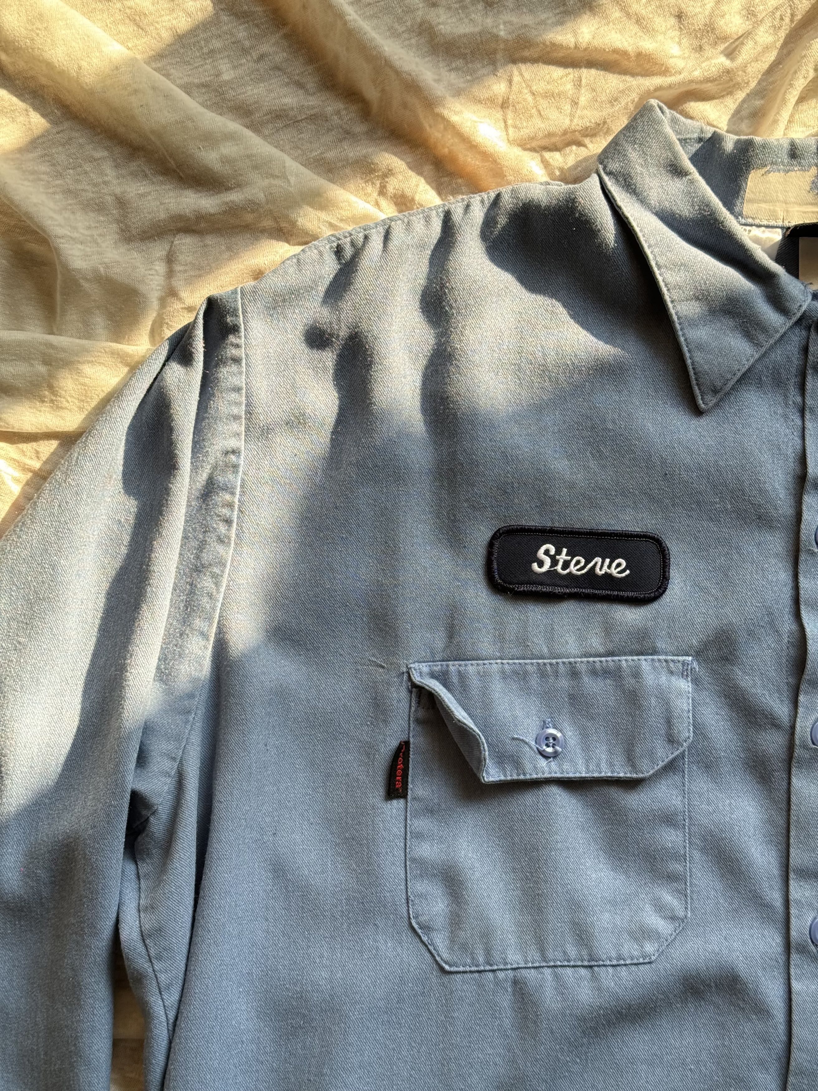 Vintage Camicia meccanico americano "steve" vintage Size US XXL / EU 58 / 5 - 3 Thumbnail