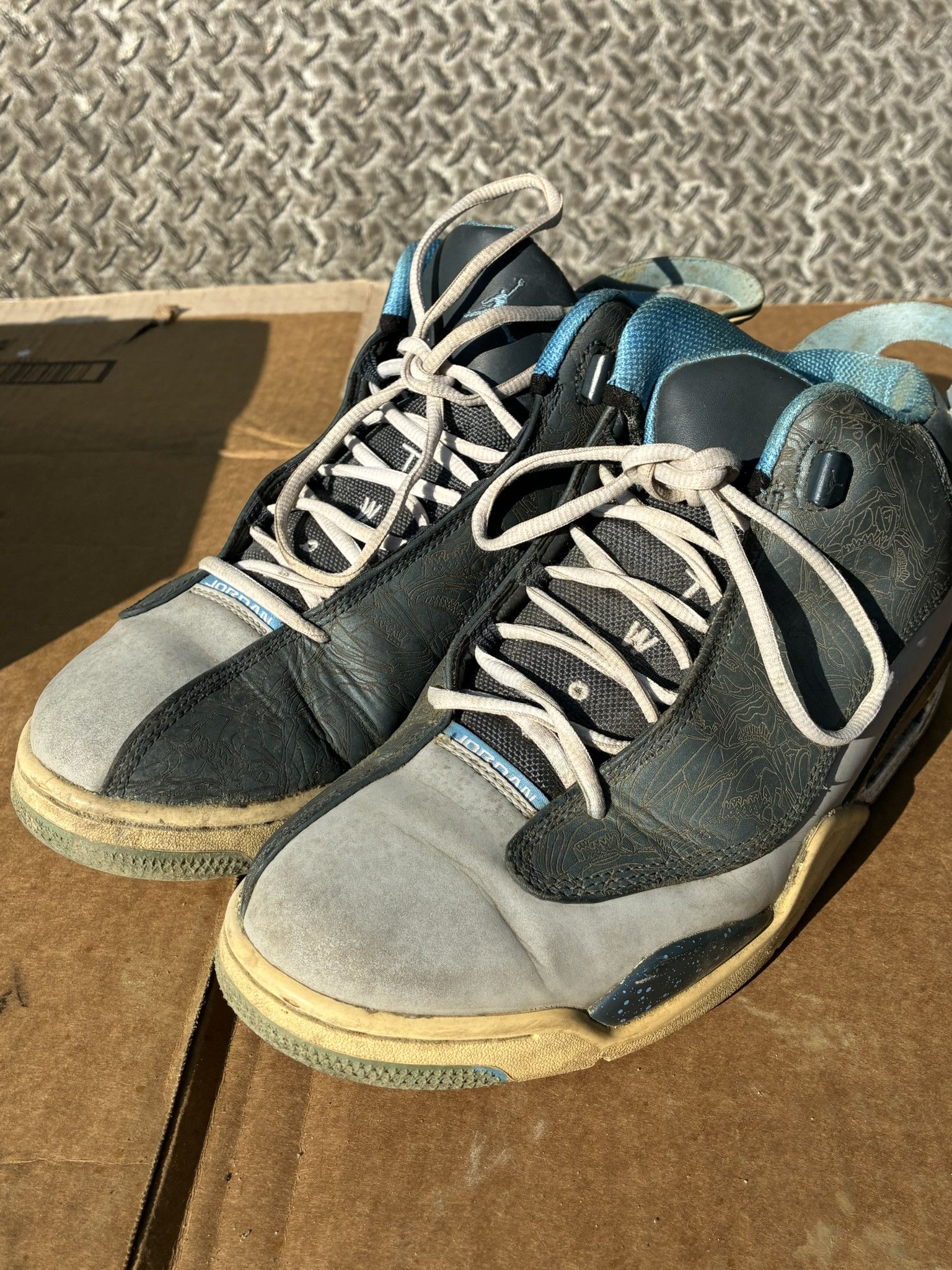 Nike Nike Air Jordan Dub Zero 311046-007 University Blue Size US 10.5 / EU 43-44 - 5 Thumbnail