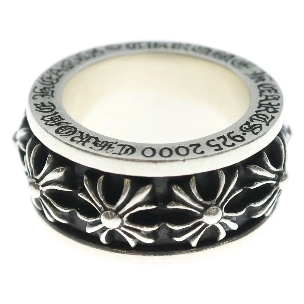 Chrome Hearts US9 Chrome Hearts Spinner Ch Cross Ring 19 Size ONE SIZE - 4 Thumbnail