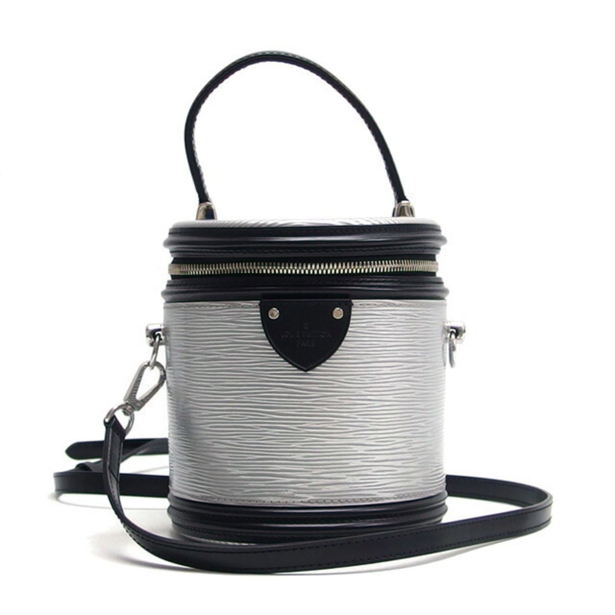 Louis Vuitton Louis Vuitton Epi Cannes Handbag Silver x Black M55316 Size ONE SIZE - 1 Thumbnail