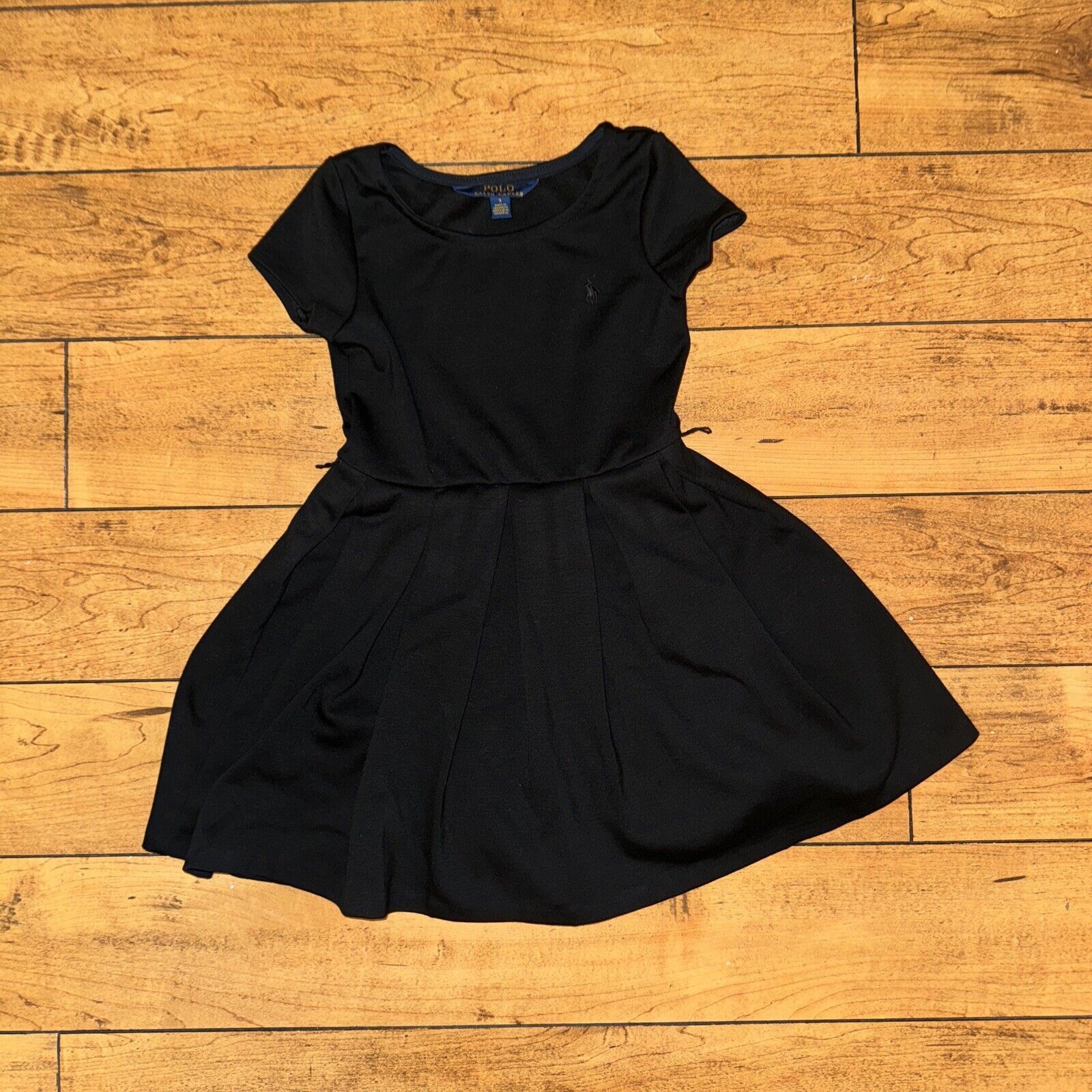 Japanese Brand × Polo Ralph Lauren × Vintage Girl Polo Ralph Lauren One Piece Black Dress Size 5 Size XS / US 0-2 / IT 36-38 - 1 Thumbnail