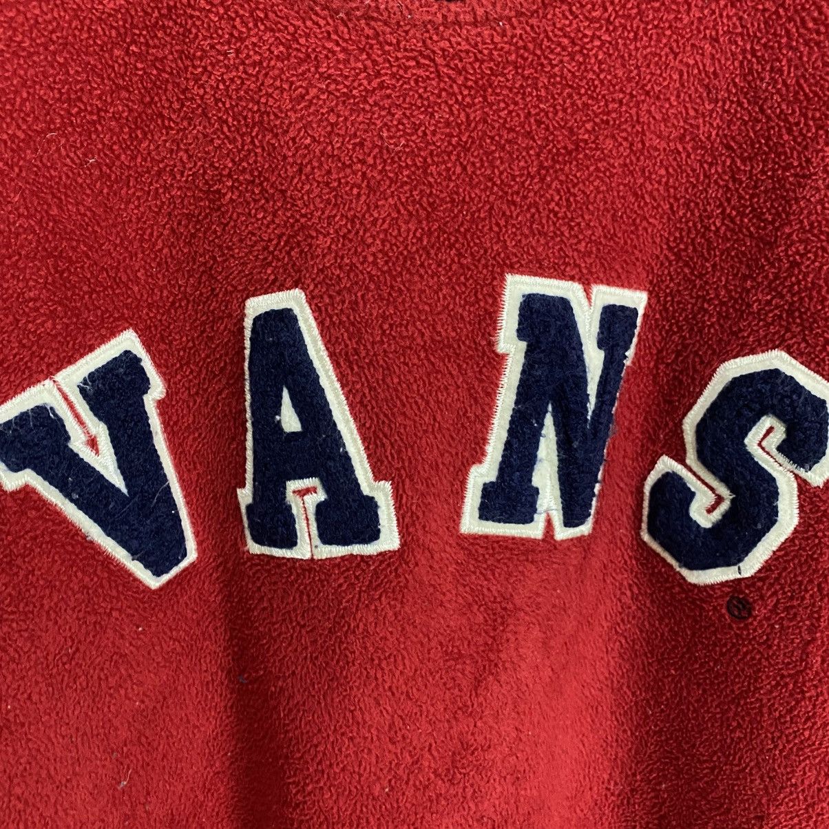 Vans × Vintage Vintage 90s Vans Big logo fleece sweat Size US L / EU 52-54 / 3 - 11 Thumbnail