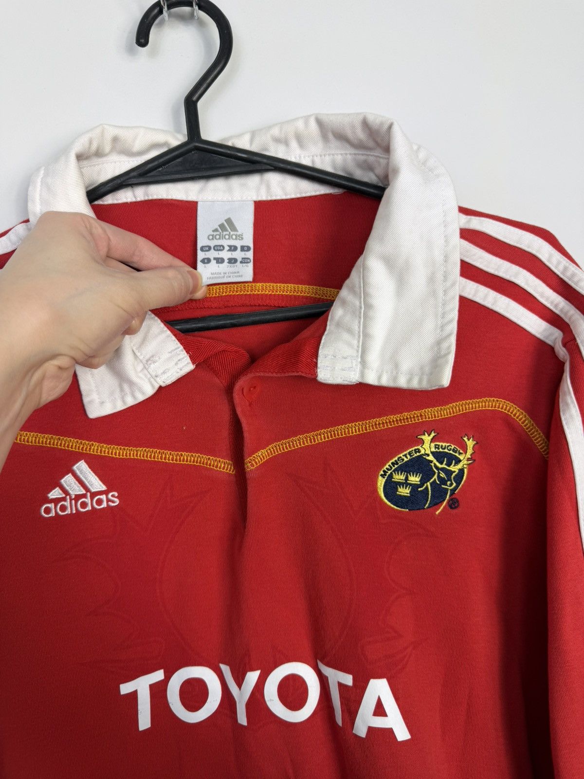 Adidas Adidas Munster Rugby Vintage T-Shirt Size US M / EU 48-50 / 2 - 2 Thumbnail