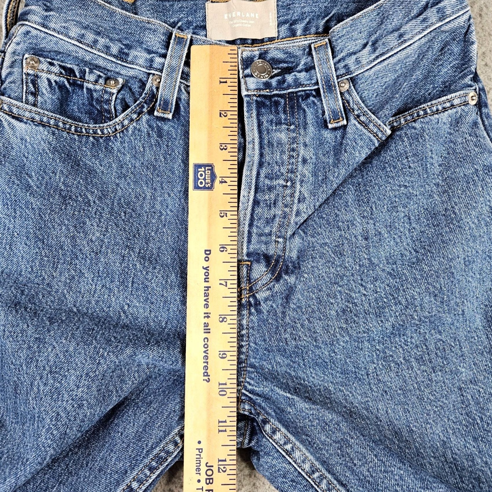 Everlane Everlane Jeans The 90s Cheeky Northridge Organic Cotton Ankle Size 25 Blue Regular 90s Womens Jeans Size 42" / US 20 - 4 Thumbnail