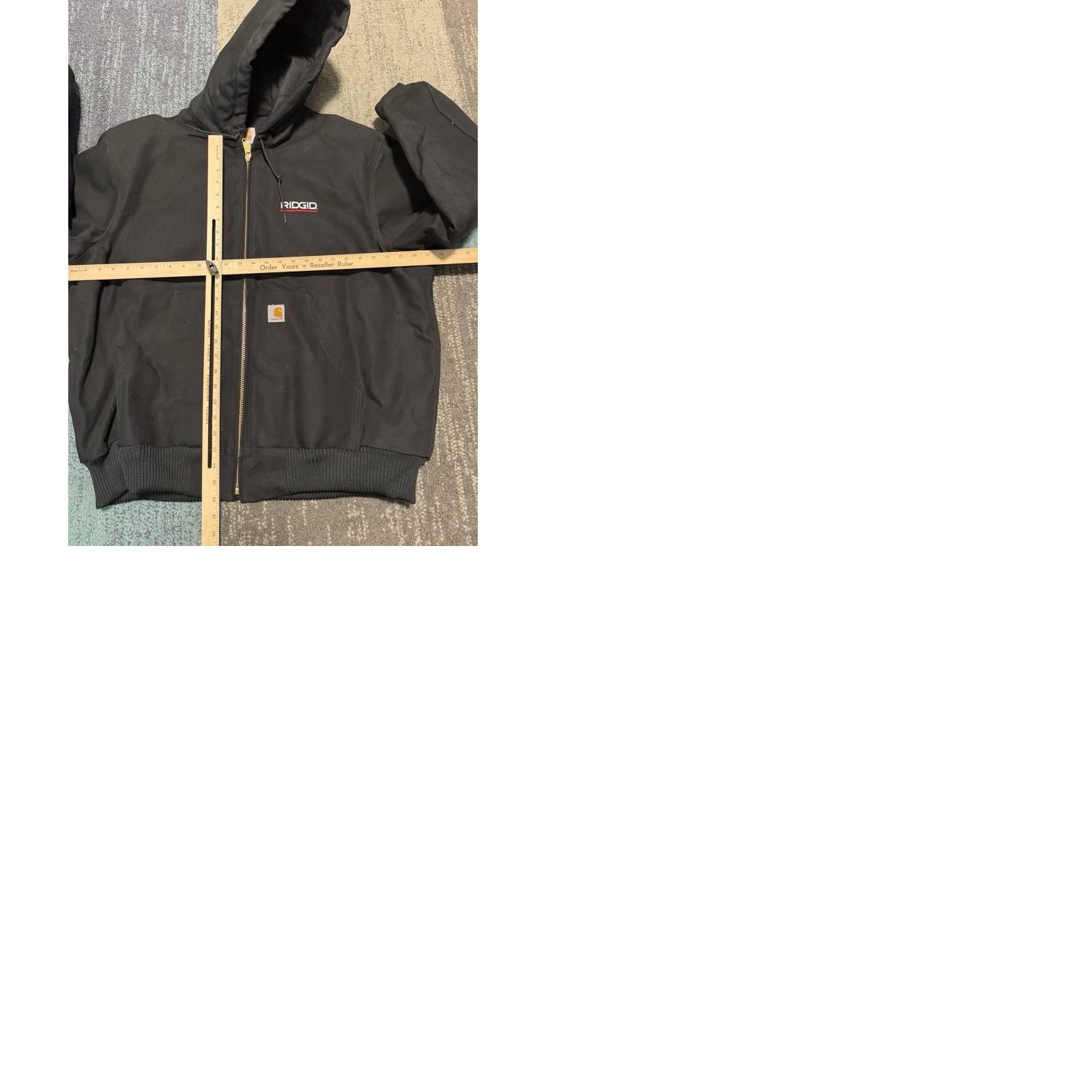 Carhartt Carhartt Jacket Mens XL Canvas Duck Quilted Lining 103940 Black RIGID Logo Size US XL / EU 56 / 4 - 10 Thumbnail