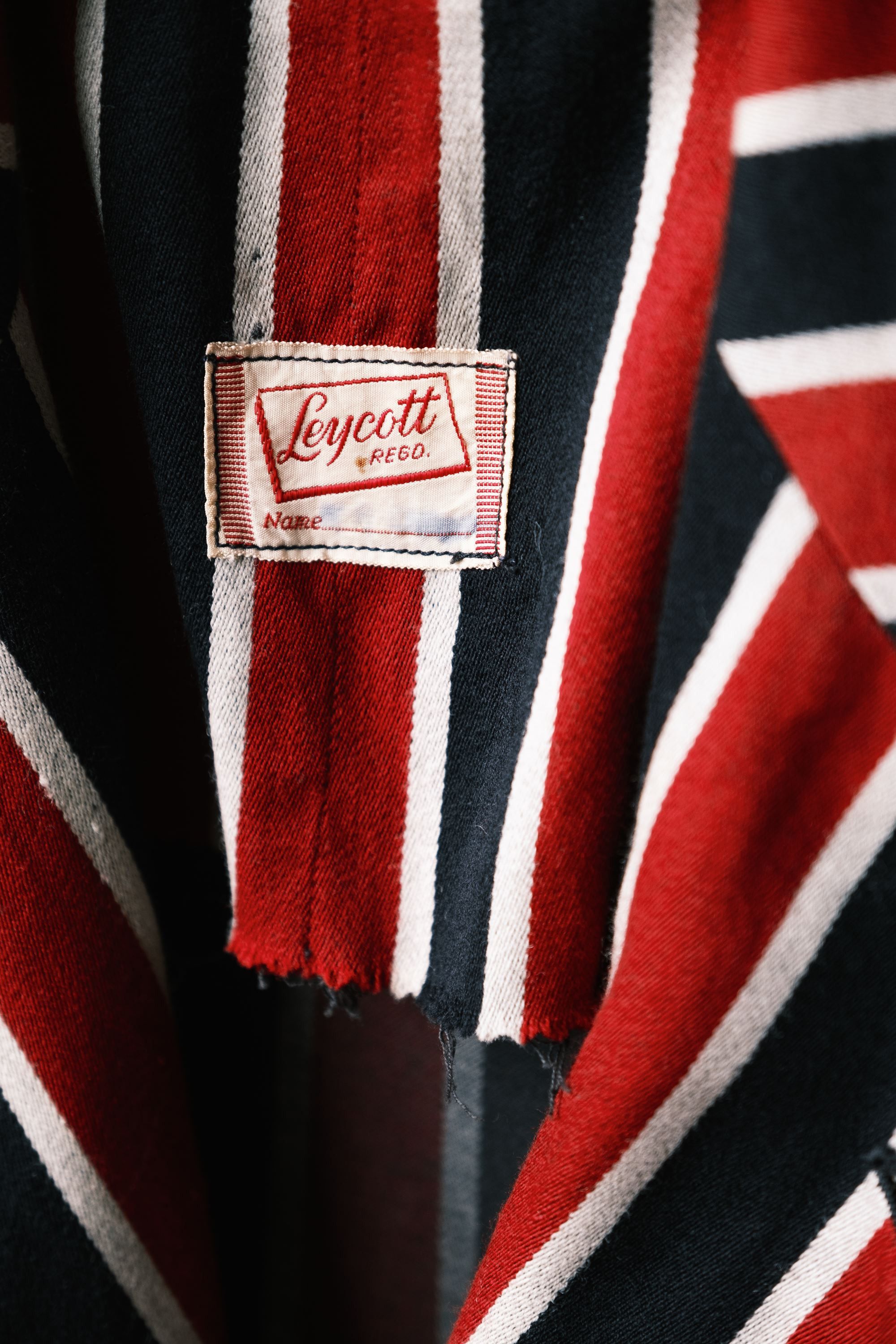 Vintage 1950’s British Royal Garmmar School Boating Striped Blazer Size 46R - 4 Thumbnail