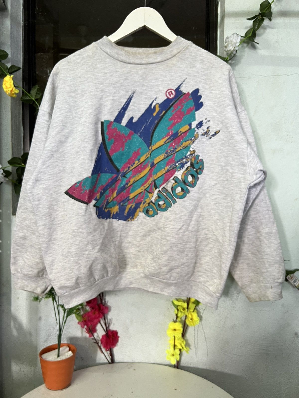 Adidas × Vintage Vintage Adidas Sweatshirt Size US M / EU 48-50 / 2 - 1 Thumbnail