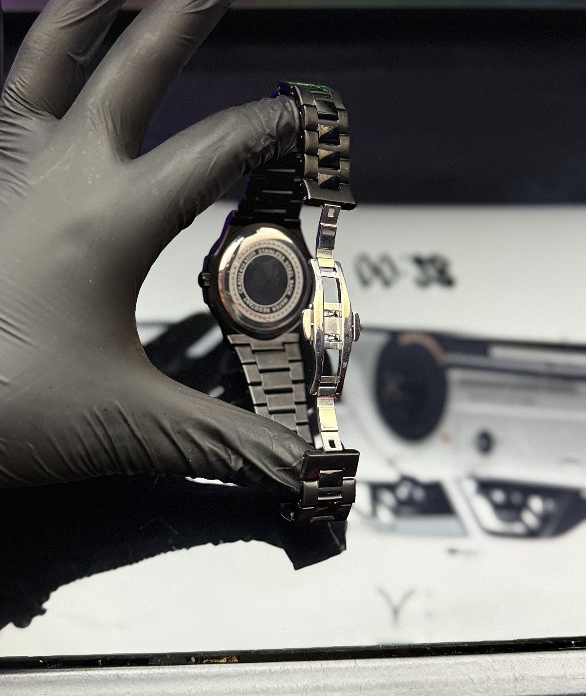 Vintage The Black Venom | Luxuries Watch for Men Size ONE SIZE - 4 Thumbnail