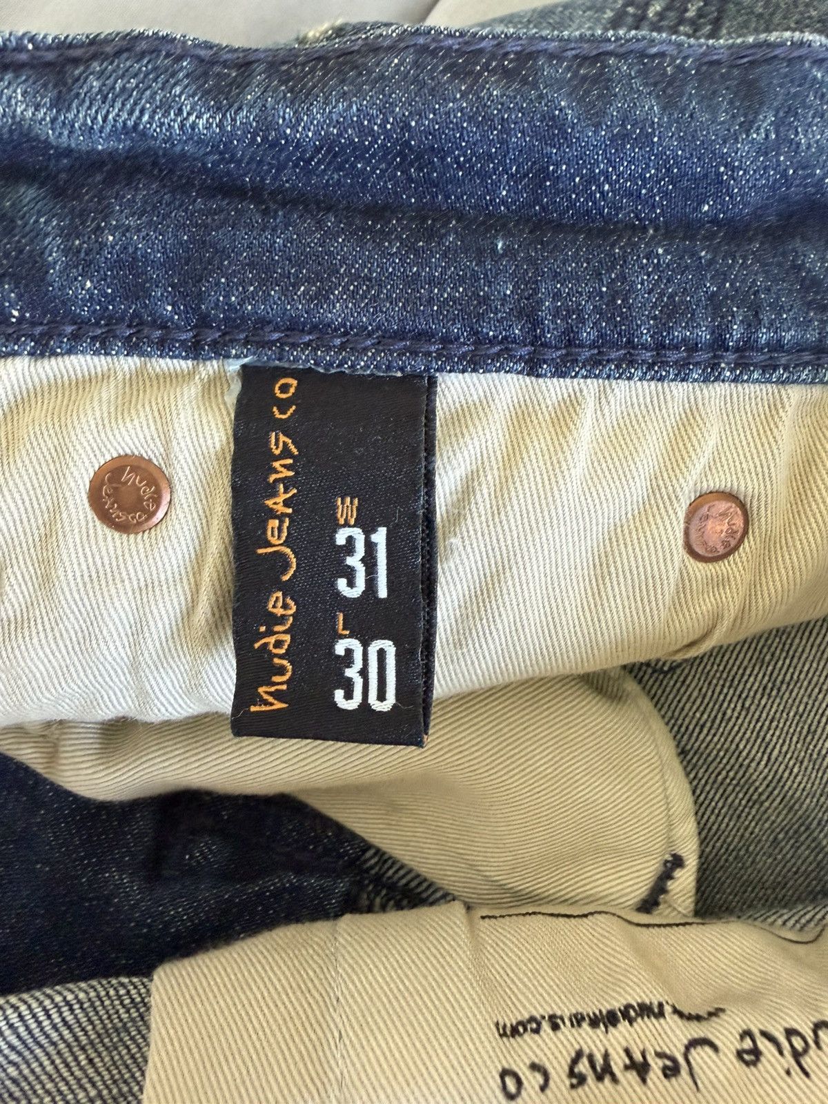 Nudie Jeans Tight Terry Indigo Skins size 31 x 30 Size US 31 - 3 Thumbnail