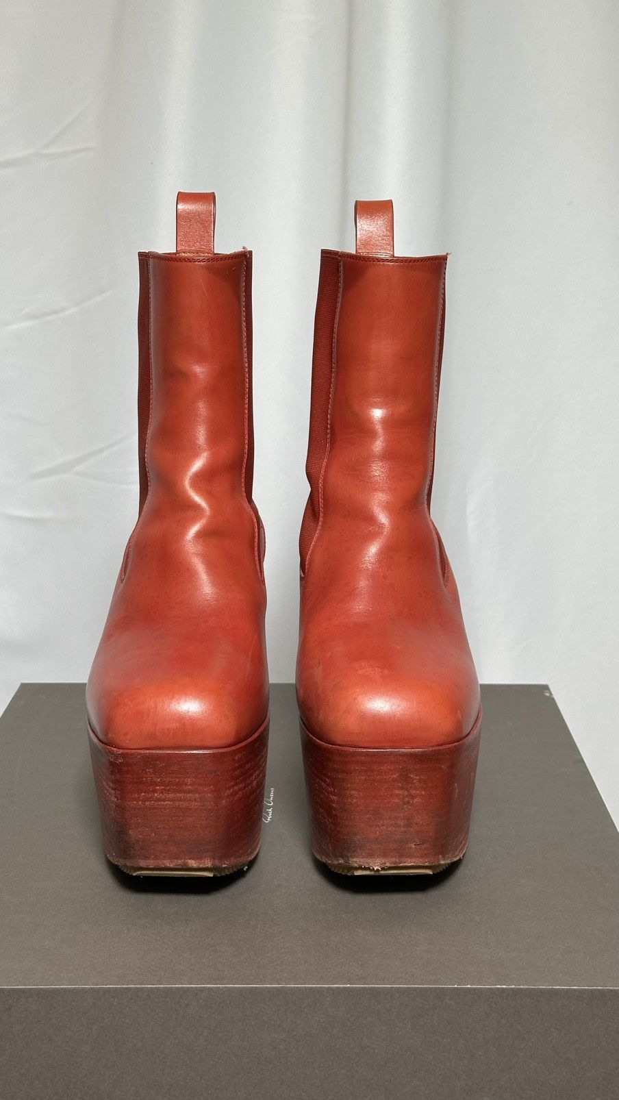 Rick Owens Rick Owens KISS platform chelsea boot (EU41.5) Size US 8.5 / EU 41-42 - 2 Thumbnail