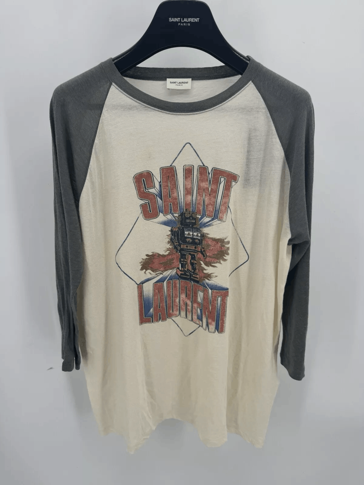 Yves Saint Laurent Saint Laurent Robot T Shirt L Large Size US L / EU 52-54 / 3 - 1 Thumbnail