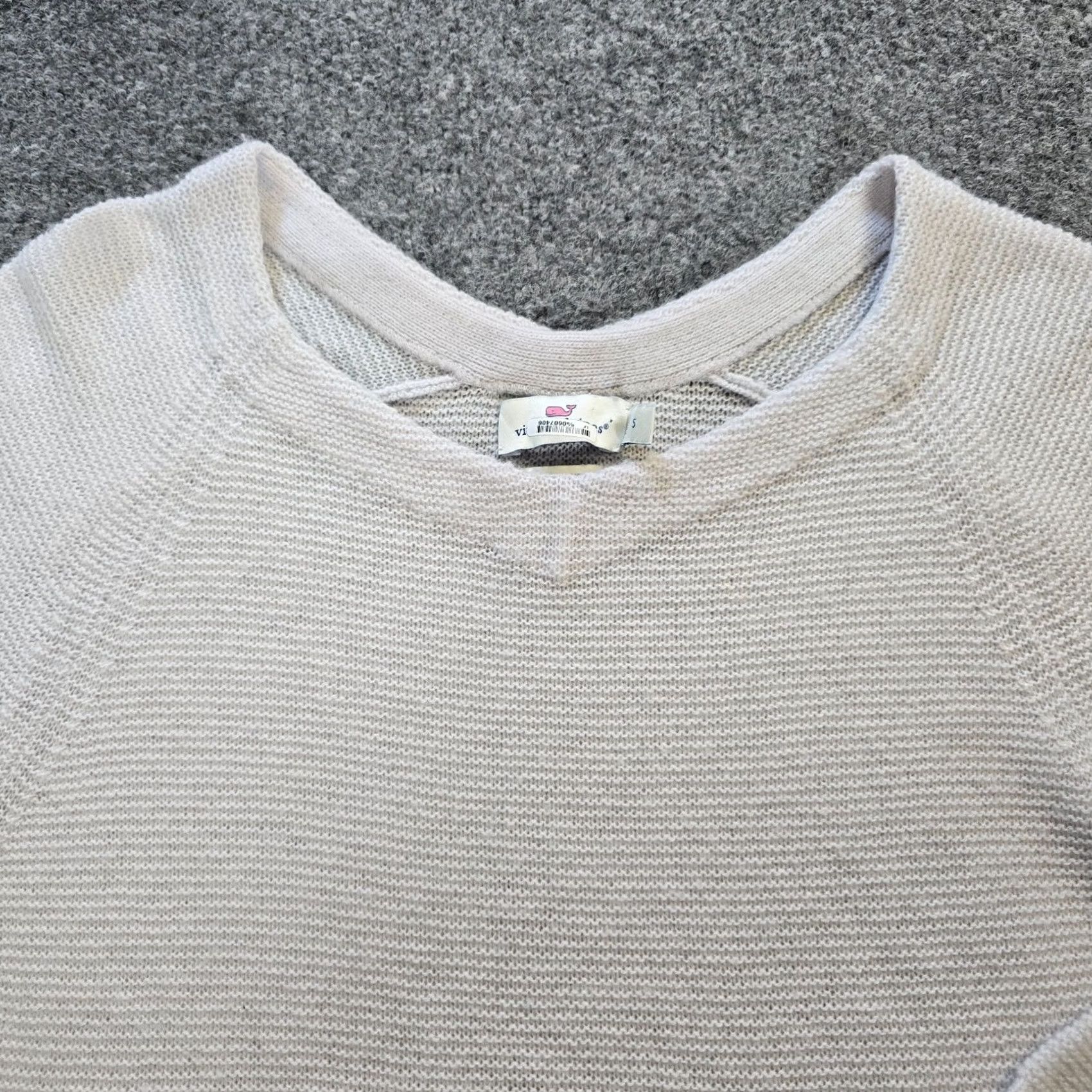 Vineyard Vines Vineyard Vines Sweater Womens Small Gray Wool Cashmere Minimal Capsule Casual Pullover Long Sleeve V-Neck Regular Size S / US 4 / IT 40 - 2 Thumbnail