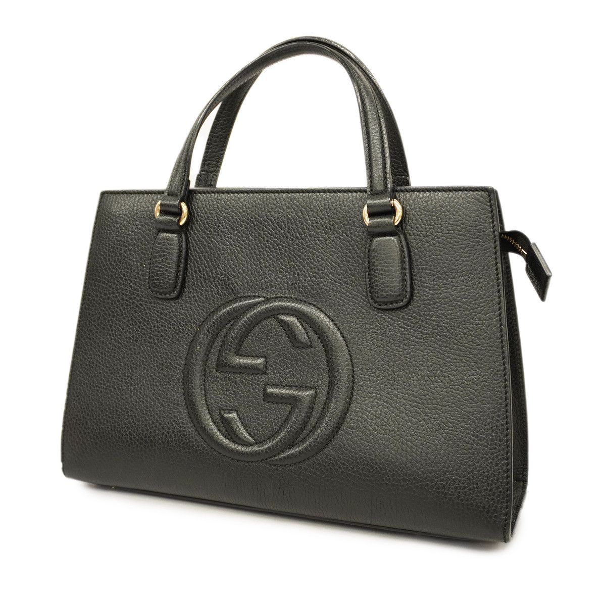 image of Gucci Handbag Soho Leather Black, Women's