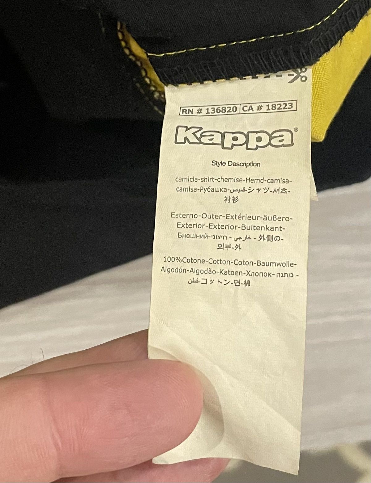 Kappa Kappa Technical Pit Collar Shirt Racing Can-Am Men’s Size XL Size US XL / EU 56 / 4 - 6 Thumbnail