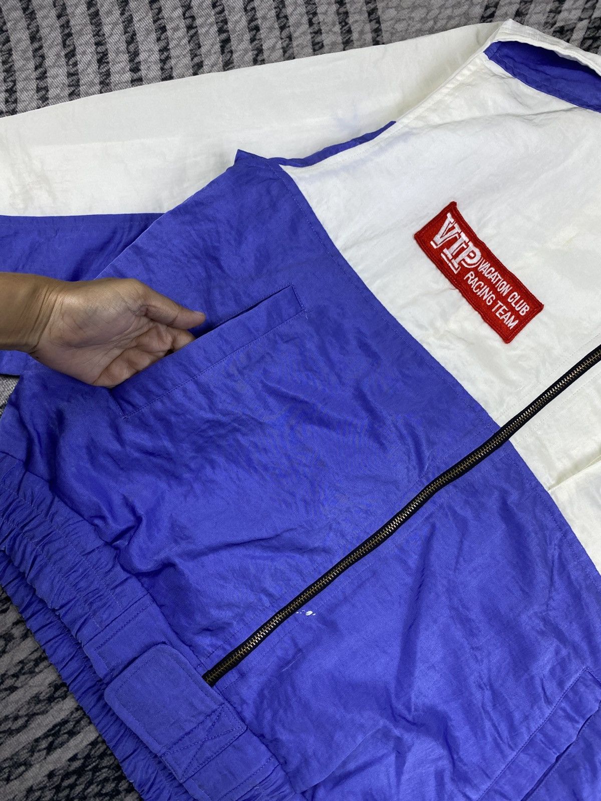 Japanese Brand Vtg VIP Vacation Club Racing Team Block Color Jacket Size US M / EU 48-50 / 2 - 6 Thumbnail