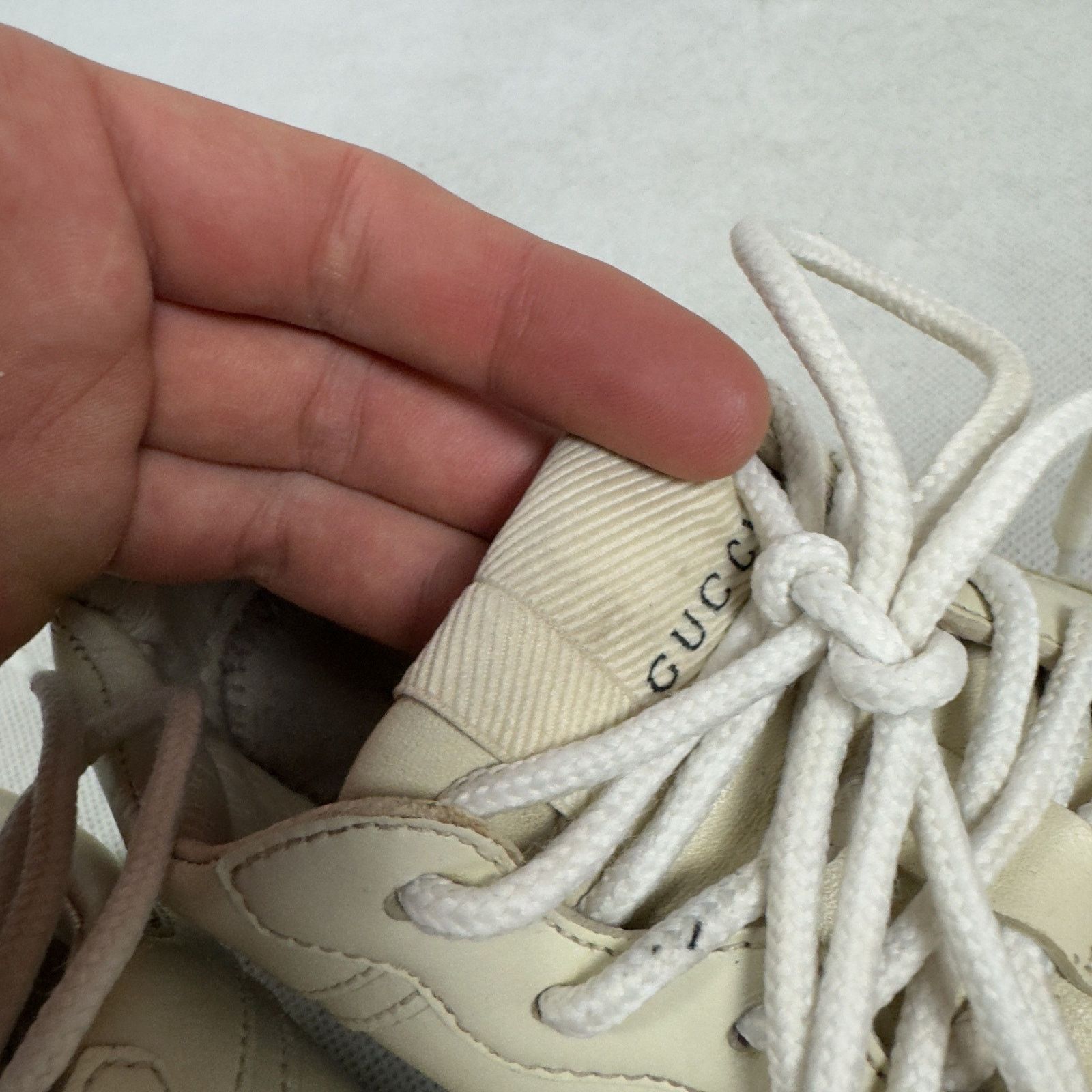 Designer × Gucci Gucci Ivory Leather Shoes 37.5 Size US 7.5 / IT 37.5 - 13 Thumbnail