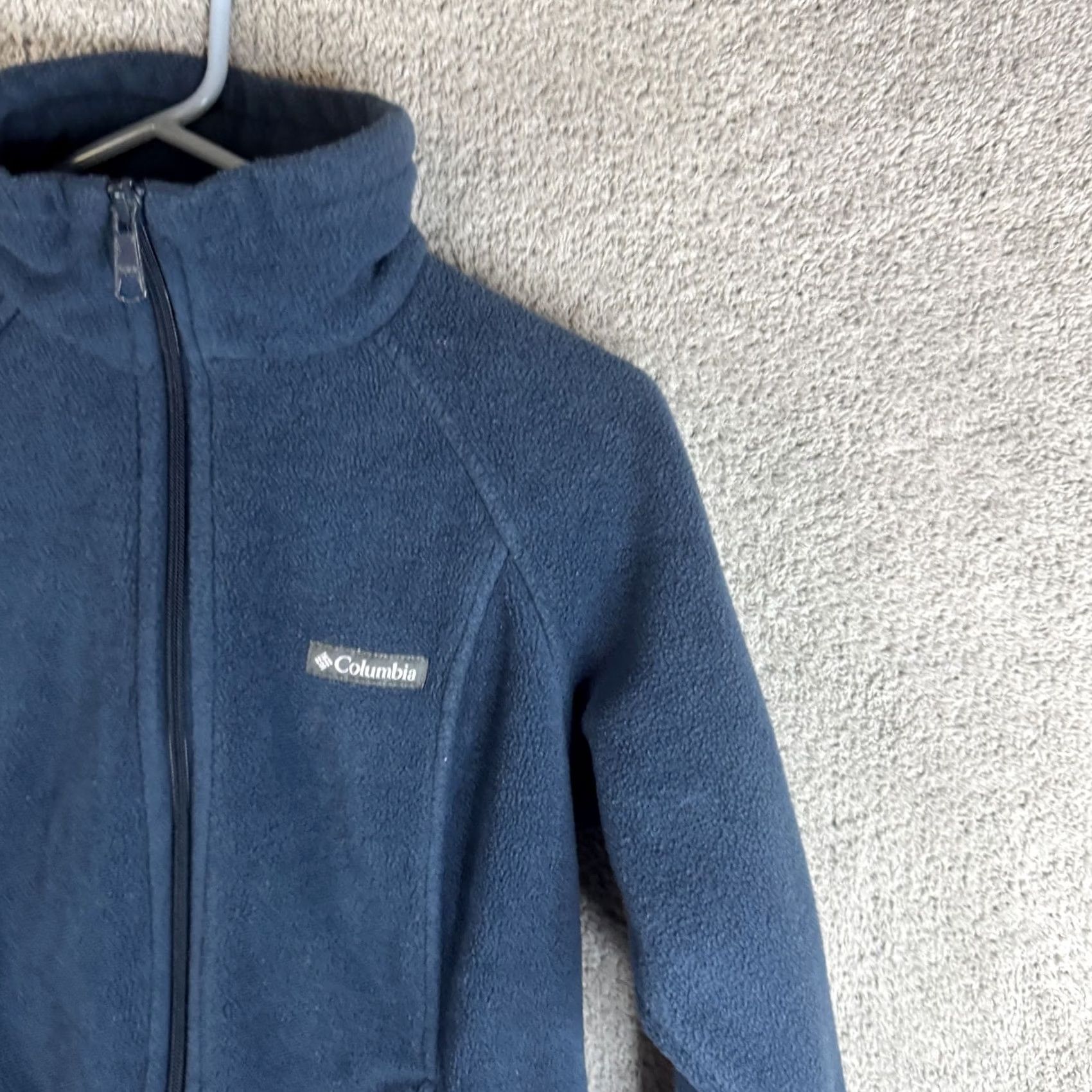 Vintage Columbia Fleece Jacket Womens Small Blue Full Zip Pockets Lightweight Outdoor Mid-Length Winter Fall Spring Casual Travel Women Size S / US 4 / IT 40 - 4 Thumbnail