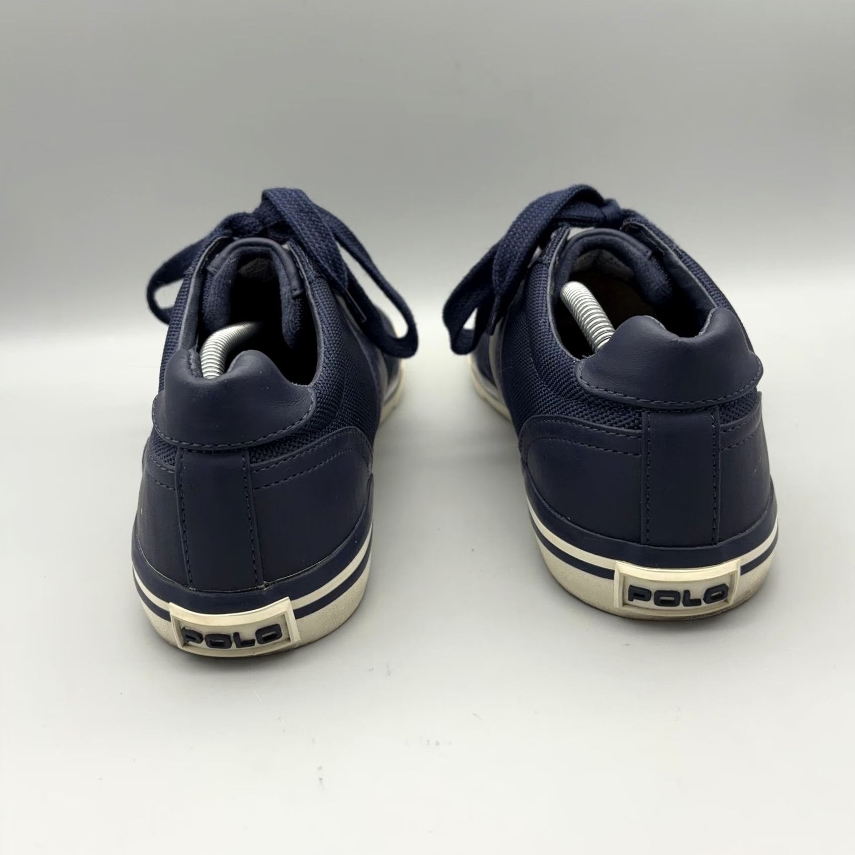 Polo Ralph Lauren Polo Ralph Lauren Hanford Shoes Mens 9.5 Navy Blue Nylon Casual Sneakers Pony Shoes Size US M / EU 48-50 / 2 - 5 Thumbnail