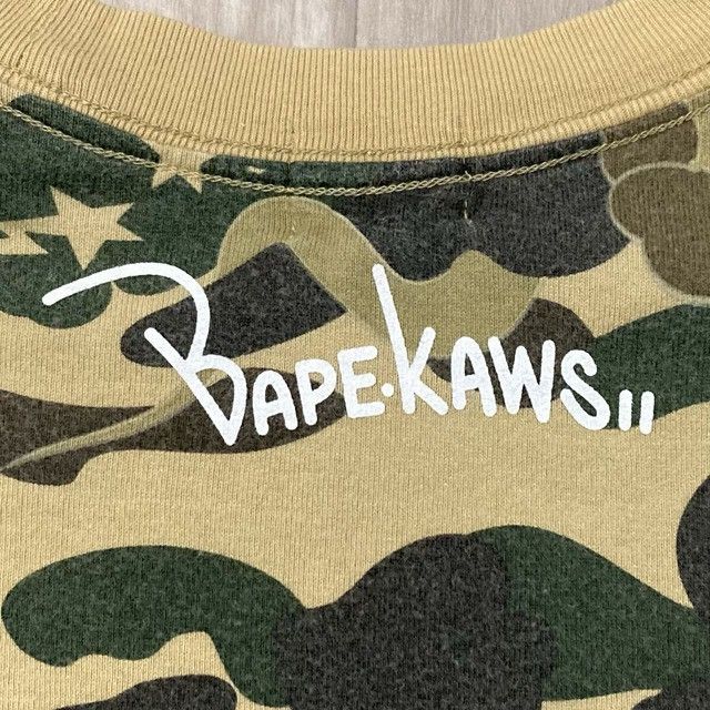 Bape × Kaws BAPE × Kaws Bendy 1st Camo Yellow T-shirt a bathing ape NIGO Size US S / EU 44-46 / 1 - 5 Thumbnail
