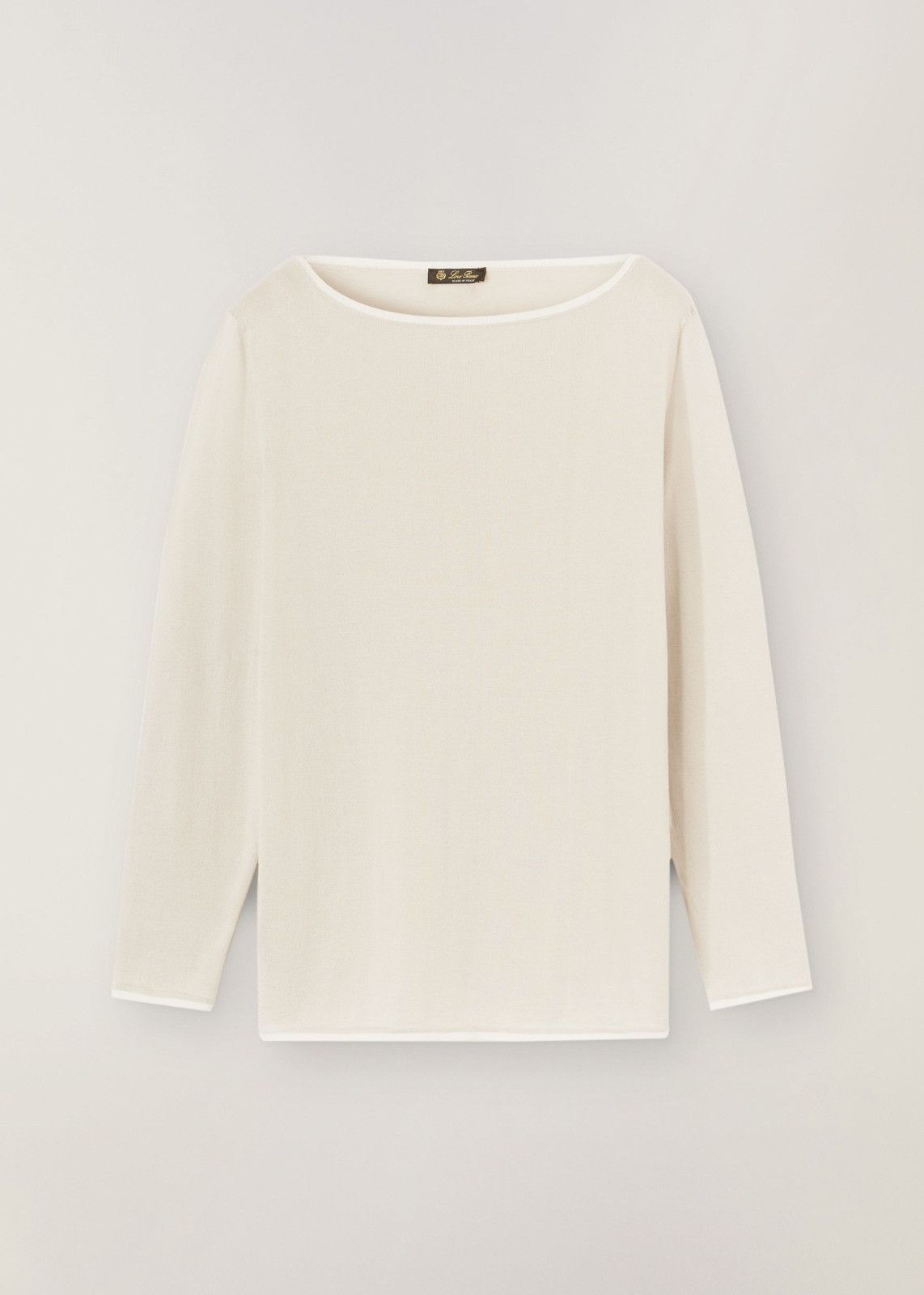 Loro Piana o1srvl11e1224 Neo Ventotene Sweater in White Size XS / US 0-2 / IT 36-38 - 1 Thumbnail