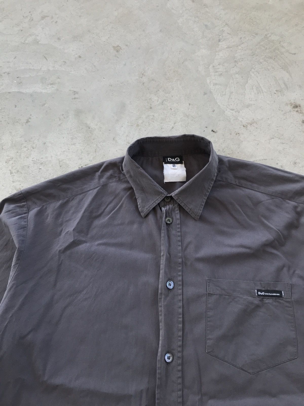 Dolce & Gabbana Vintage LongSleeve Shirt Dolce Gabbana Embroiled Logo Man’s Size US L / EU 52-54 / 3 - 4 Thumbnail