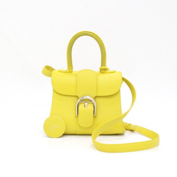 Delvaux Brillant Mini Shoulder Bag in Mimosa Color Size ONE SIZE - 1 Thumbnail