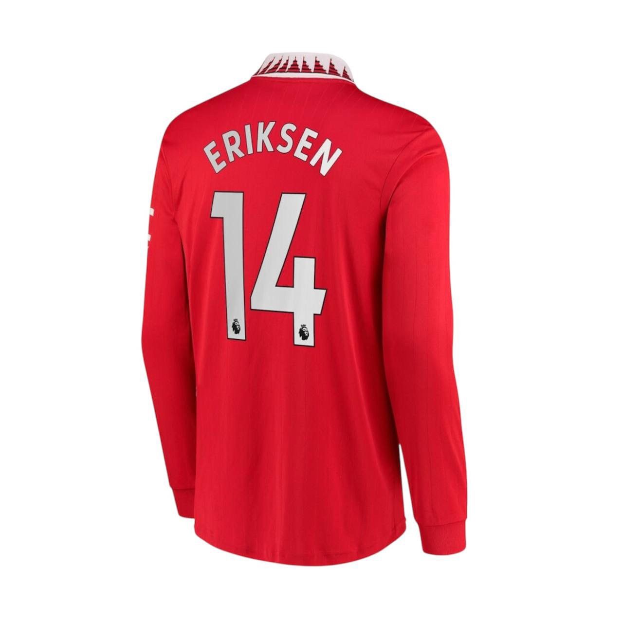 Adidas 2022/23 MANCHESTER UNITED #14 ERIKSEN HOME SOCCER JERSEY L Size US L / EU 52-54 / 3 - 1 Thumbnail
