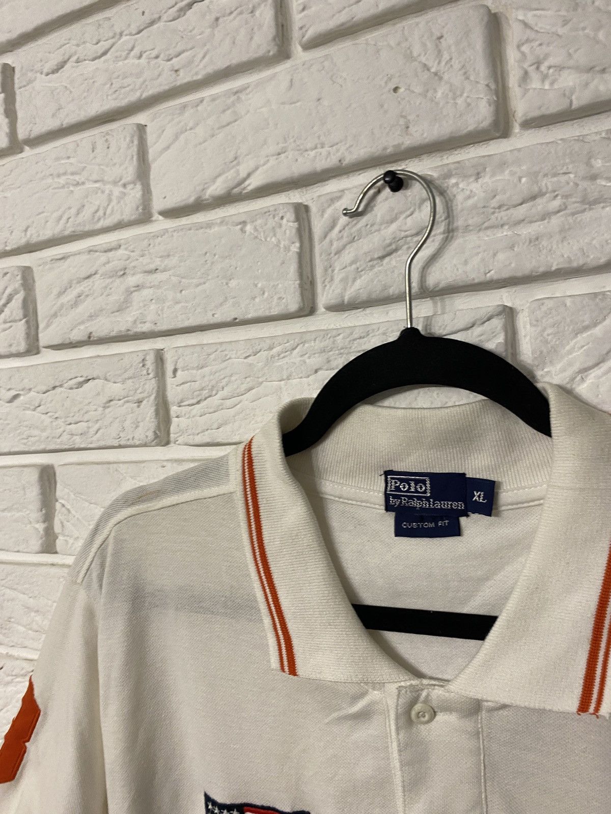 Polo Ralph Lauren × Ralph Lauren × Vintage Vintage Polo Ralph Lauren USA Rugby Shirt Y2K Size US XL / EU 56 / 4 - 4 Thumbnail