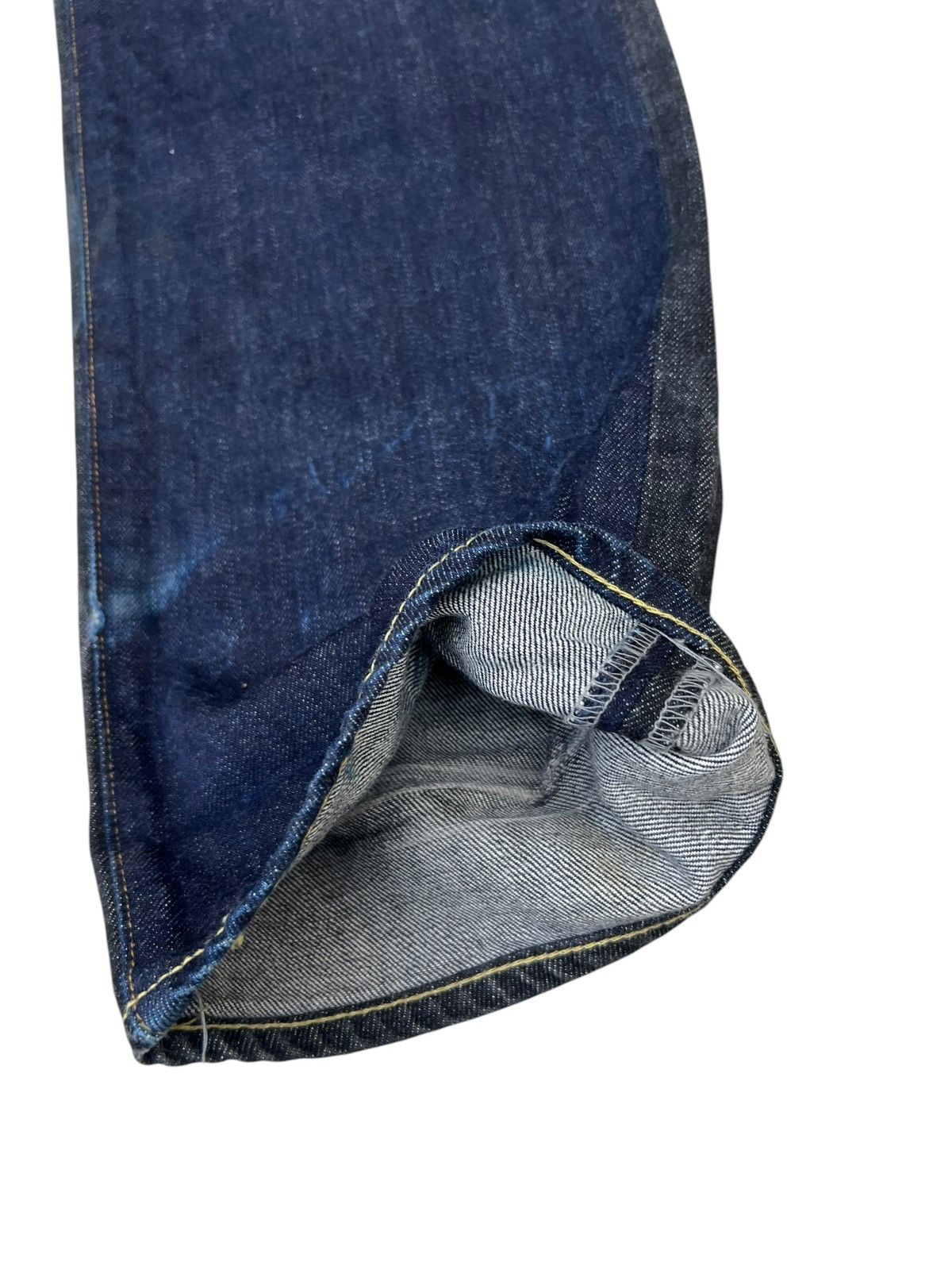 Futura Vintage FUTURA Japan 2 Tones Denim Distressed Jeans Size US 34 / EU 50 - 12 Thumbnail