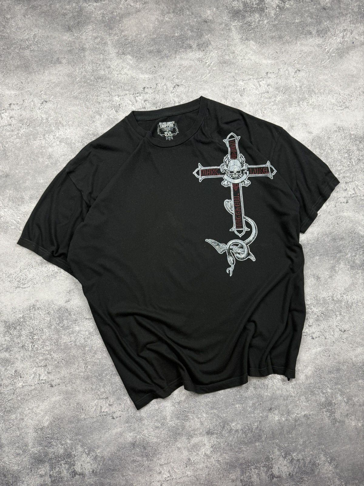 West Coast Choppers Vintage Orange County Choppers Big Logo T-Shirt Y2K Boxy Tee Size US XXL / EU 58 / 5 - 4 Thumbnail
