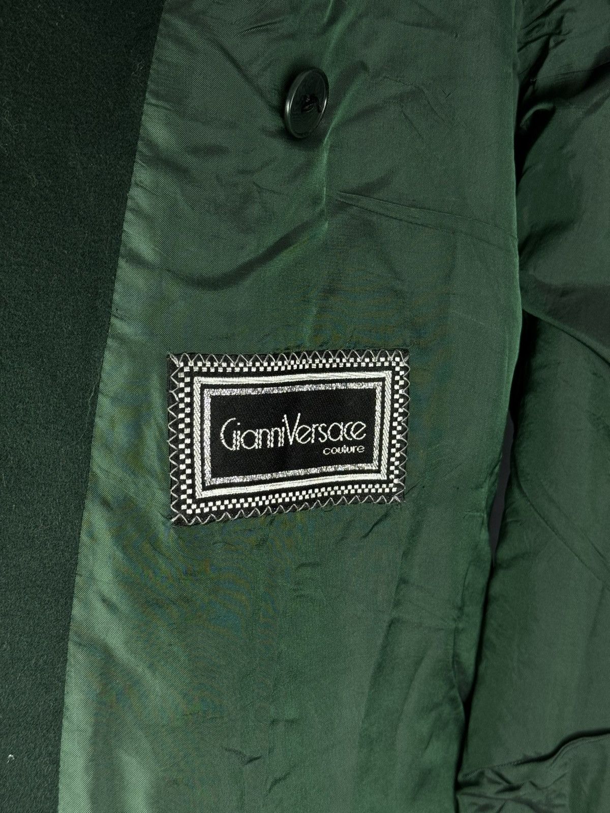 Versace Vintage Gianni Versace Double-Breasted Wool Coat Jacket Size M / US 6-8 / IT 42-44 - 15 Thumbnail