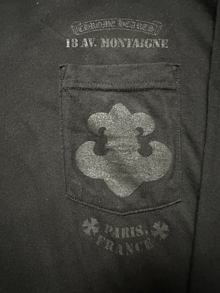 Chrome Hearts Chrome Hearts Paris Exclusive Fleur Long-Sleeve T-Shirt Size US XL / EU 56 / 4 - 3 Thumbnail