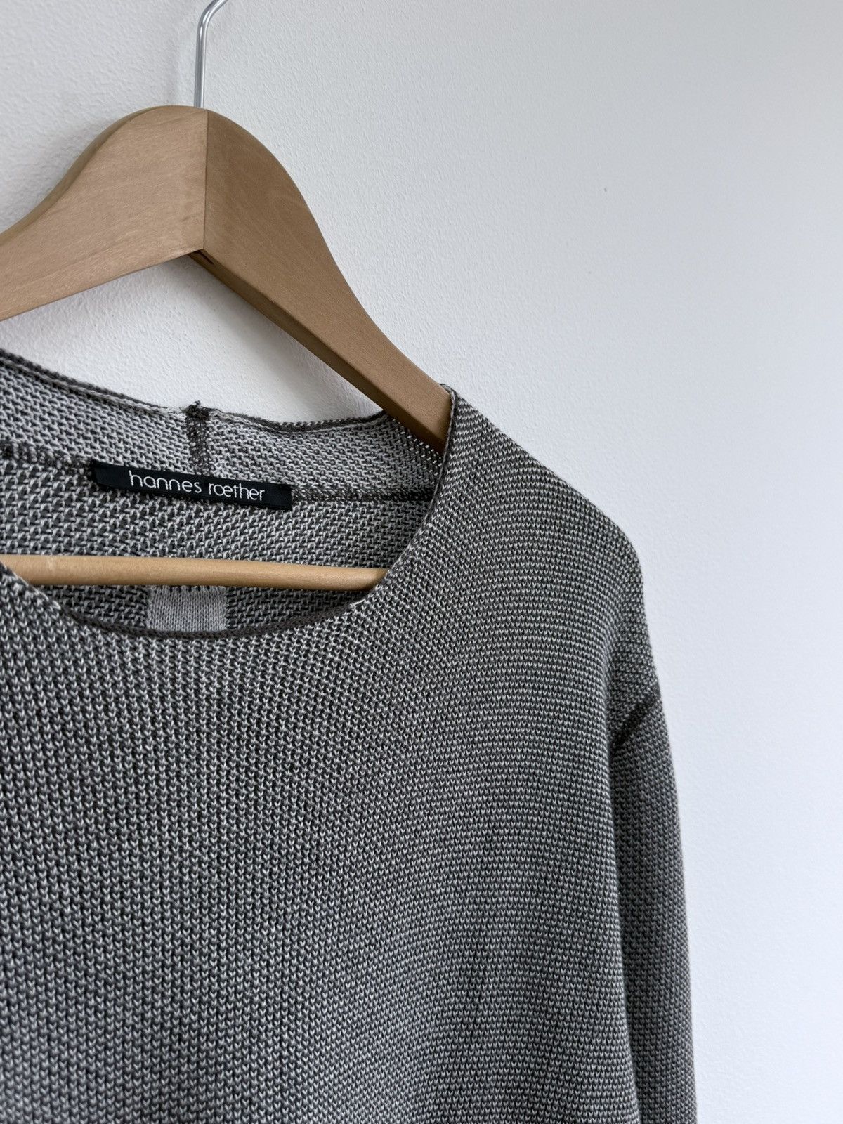 hannes roether Hannes Roether Gray Wool Knit Sweater Size US XL / EU 56 / 4 - 3 Thumbnail