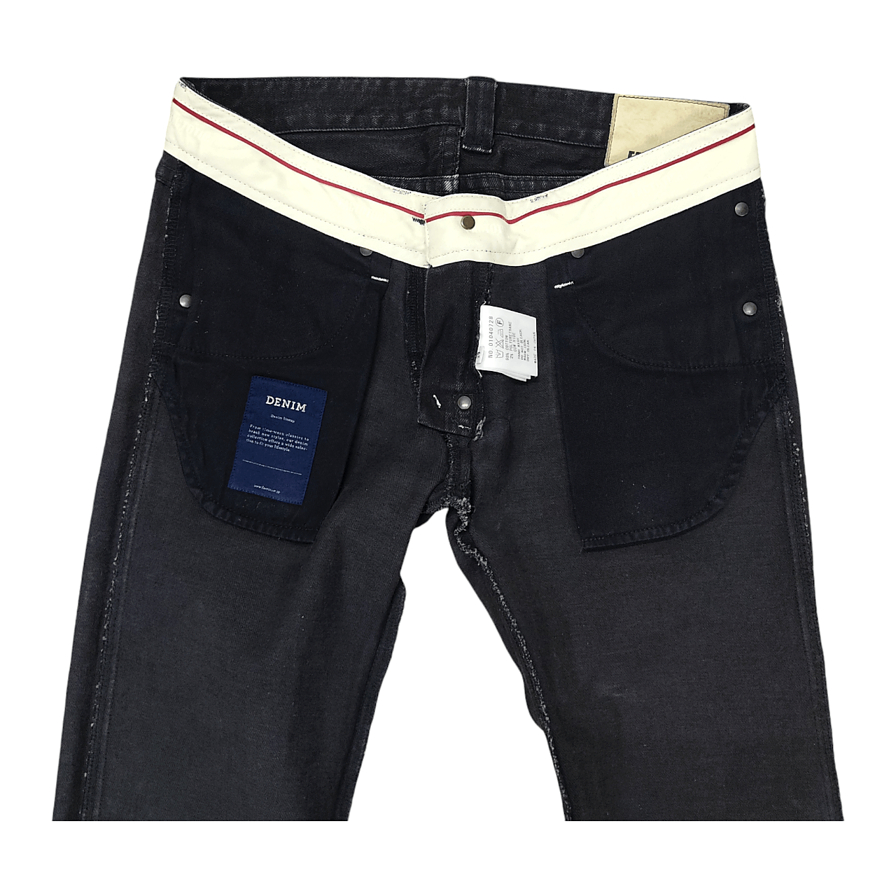 Beauty Beast × FACTOTUM × If Six Was Nine FACTOTUM Skinny Slim Fit Super Black Denim Pants Size US 31 - 9 Thumbnail