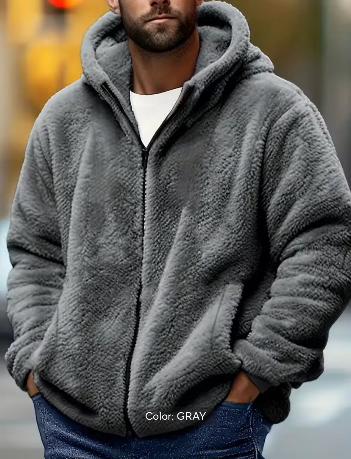 Other Vintage Fleece Jacket Streetwear Hiphop Zipper Hoodie Coat Size US XL / EU 56 / 4 - 2 Thumbnail