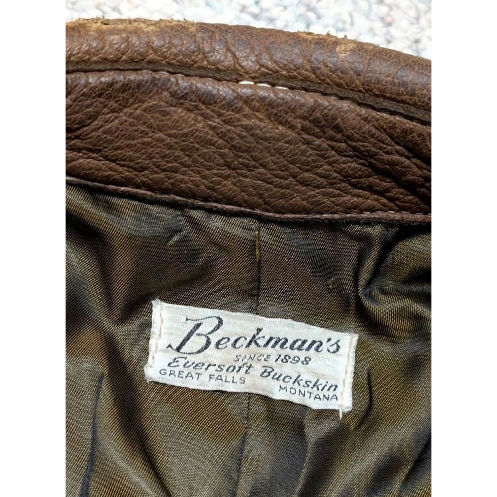 Vintage VINTAGE Buckskin Belted overcoat Brown deerskin leather Buckskin Belt Buckle 1970s Women M Hippie Boho Western Trench Coat Snap Belt #Mens Womens Size M / US 6-8 / IT 42-44 - 6 Thumbnail