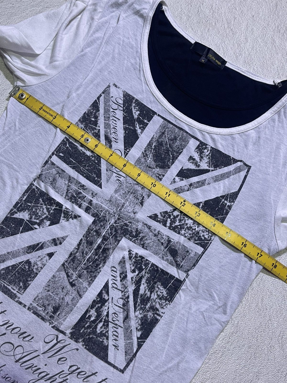 Japanese Brand Y2K ALPHA MAGIC long sleeve tshirt Size US M / EU 48-50 / 2 - 7 Thumbnail