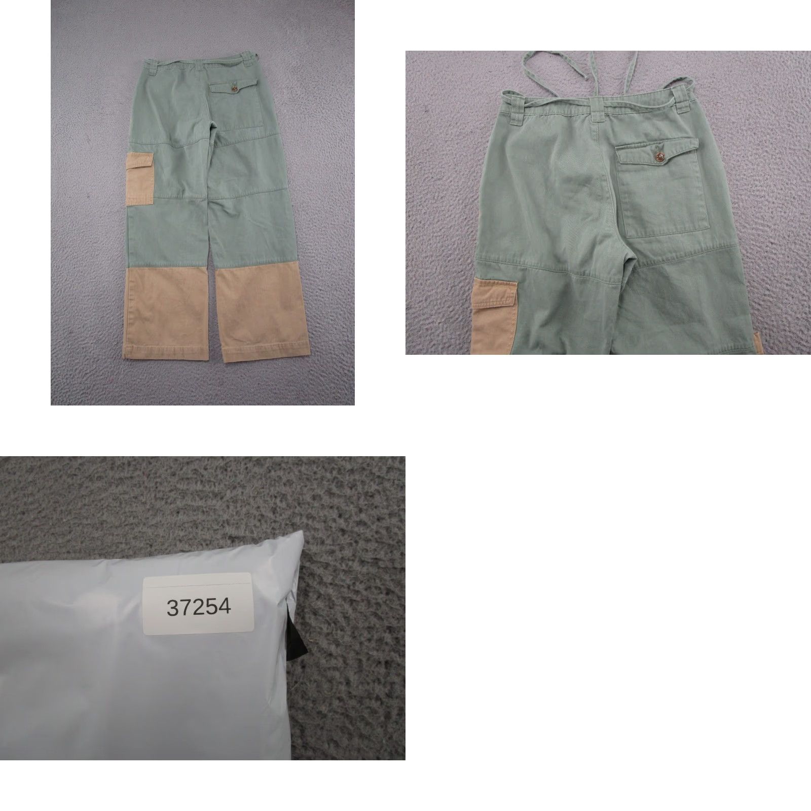 Forever 21 FOREVER 21 Colorblock Cargo Pants Women’s M Baggy Wide Leg Multicolor Casual Pockets Pants Womens Medium 90s? Size 32" / US 10 / IT 46 - 9 Thumbnail