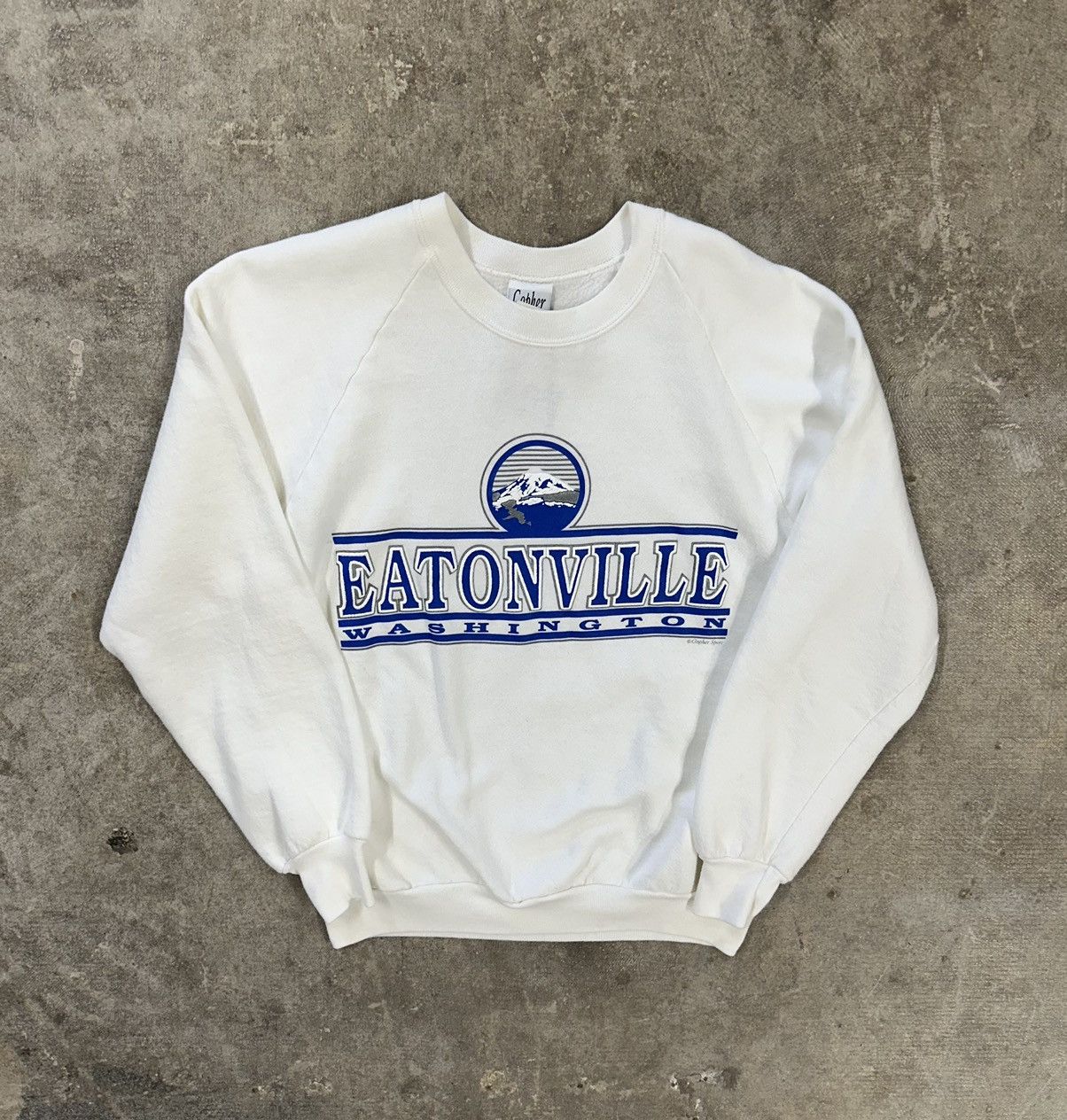 Vintage Vintage 90s Eatonville Washington Sweatshirt Size L / US 10 / IT 46 - 1 Thumbnail