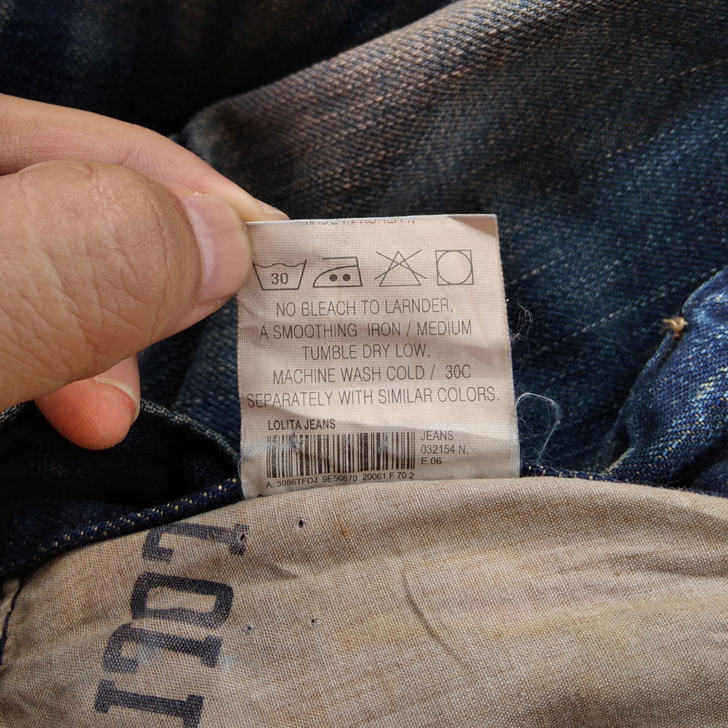 Kapital Yoshitomo Nara X Lolita Jeans Handcrafted Denim CroppedPants Size US 31 - 9 Thumbnail