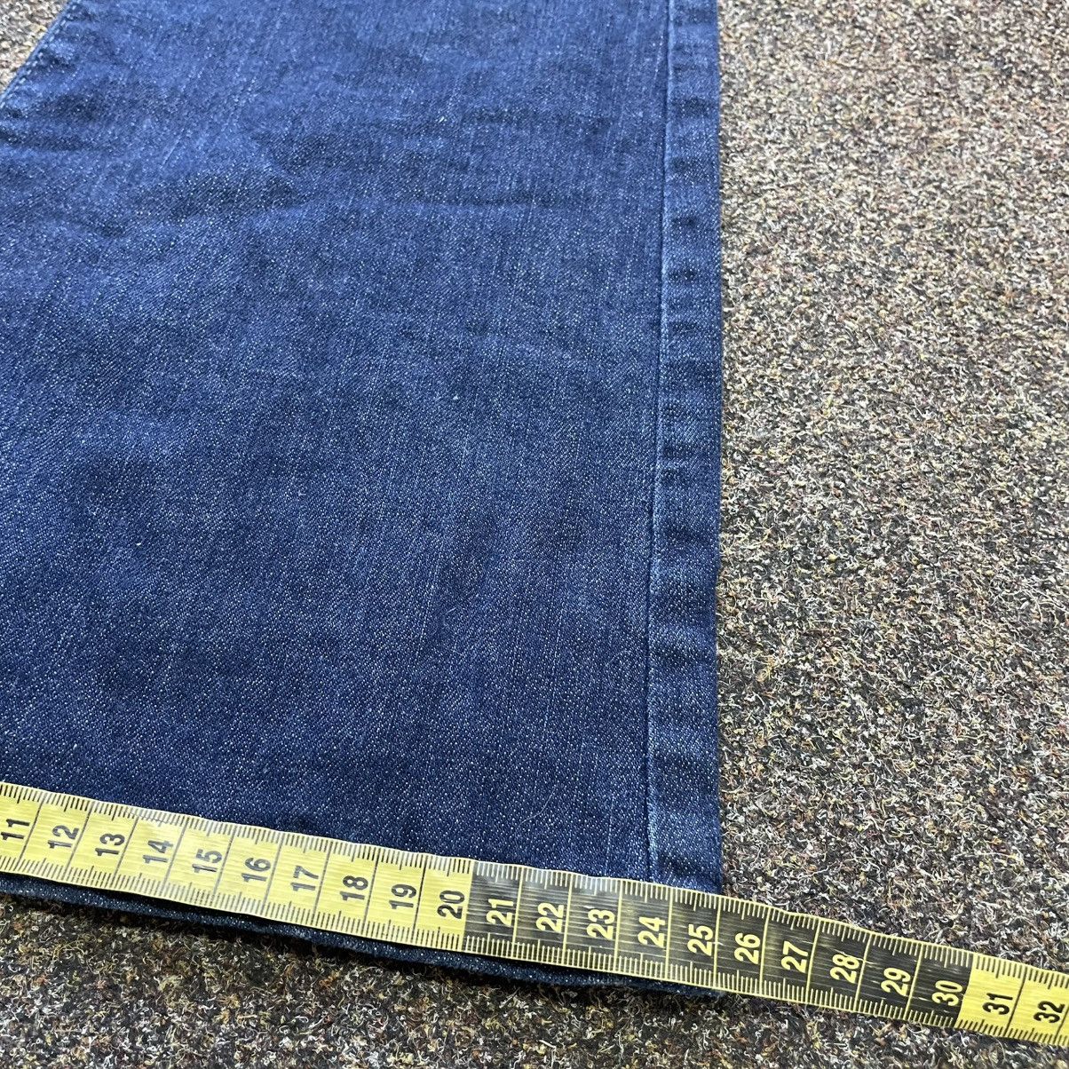 Vintage Y2K Baggy Bootcut Distressed Faded Jeans Skater Streetwear Size 34" / US 12 / IT 48 - 8 Thumbnail