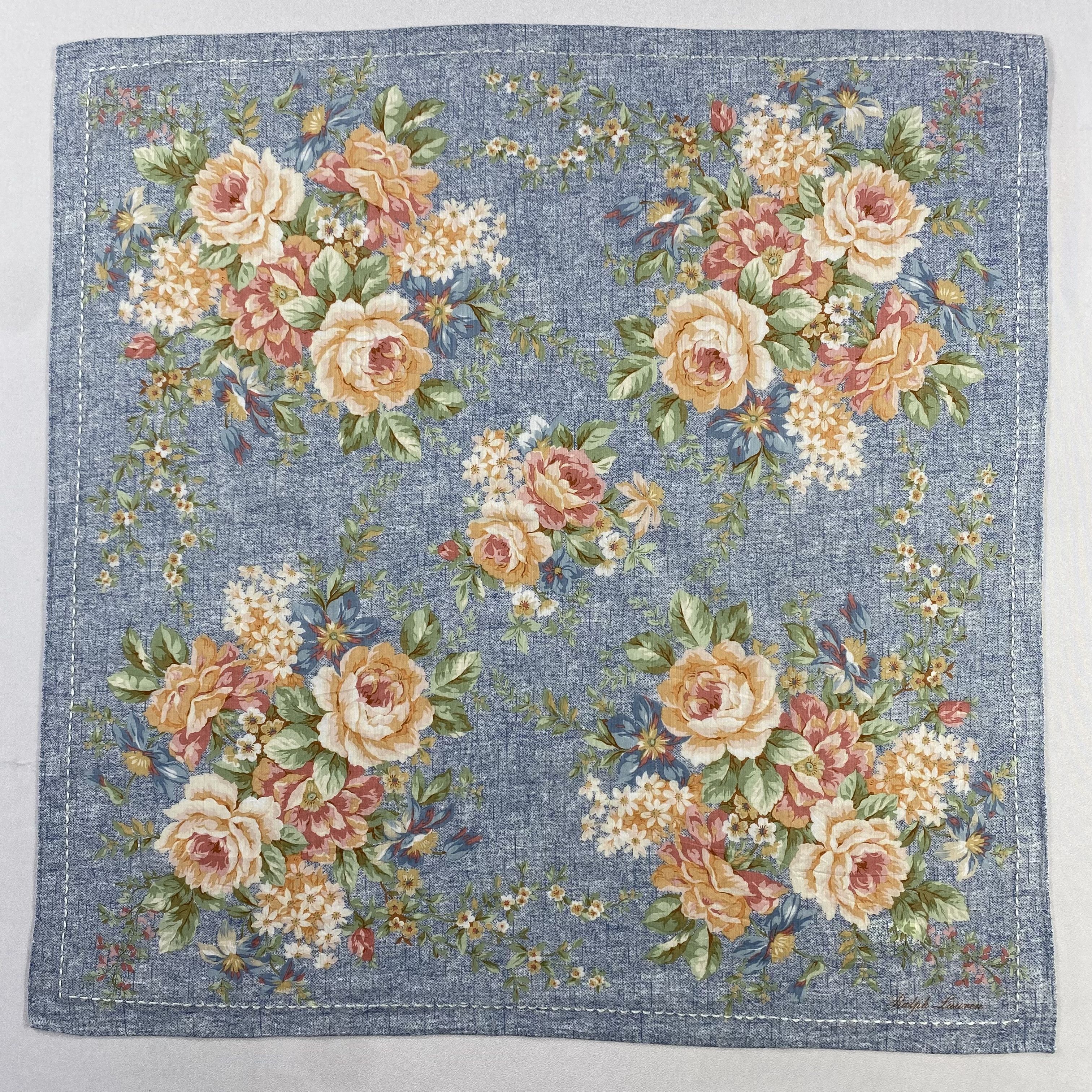 Ralph Lauren × Vintage Ralph Lauren Handkerchief / Neckerchief / Bandana-P943 Size ONE SIZE - 1 Thumbnail