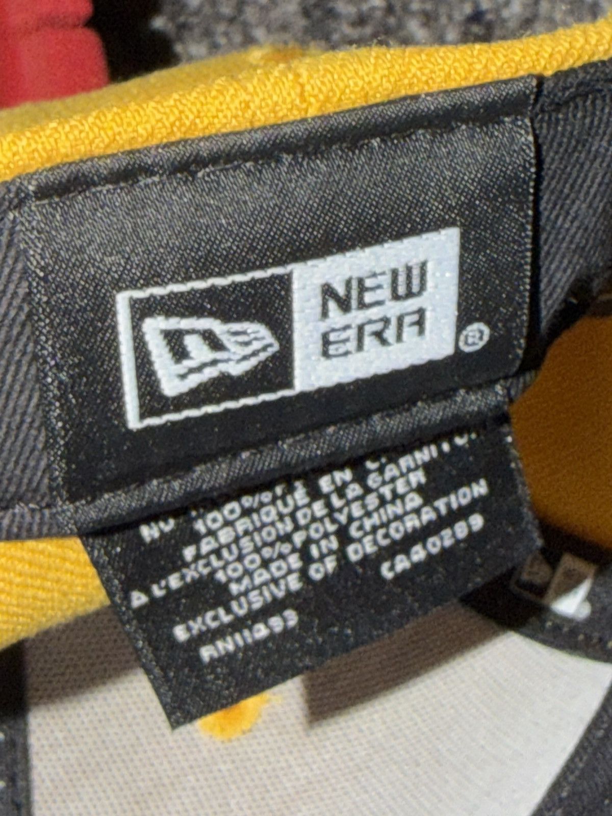 New Era New Era NFL Pittsburgh Steeler Hat Men’s Size 7,1/8 Used PO Size ONE SIZE - 16 Thumbnail
