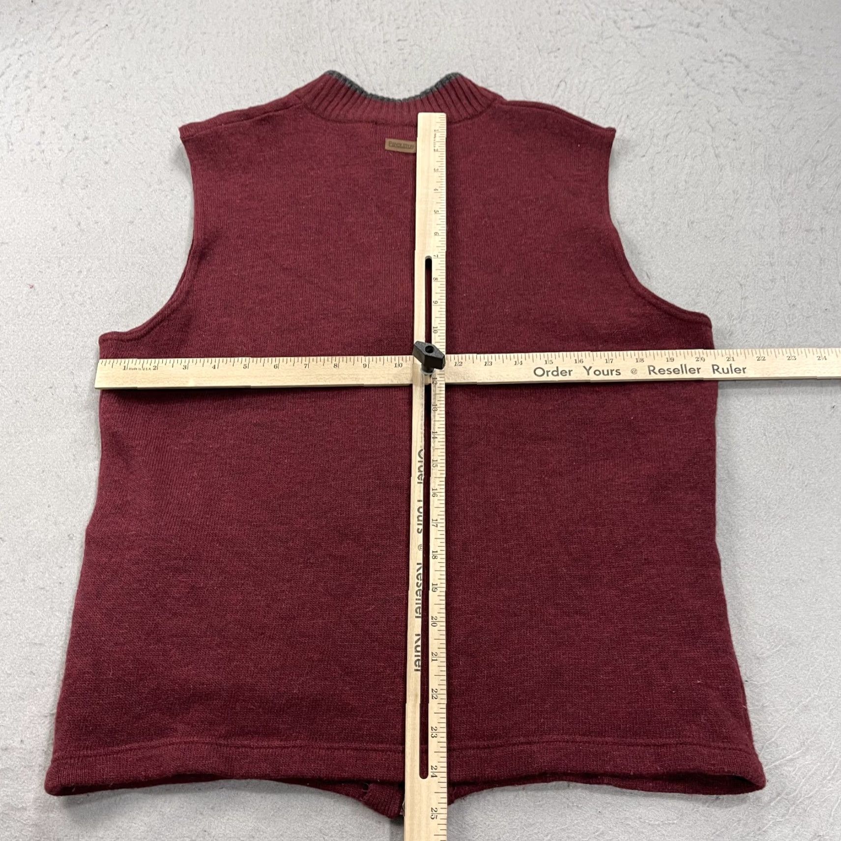 Pendleton VINTAGE Pendleton Sweater Vest Mens Small Red Full Zip Lambs Wool Blend Knit Vest Full Zip Red Pendleton Mens S Vintage Wool Knit Size US S / EU 44-46 / 1 - 6 Thumbnail