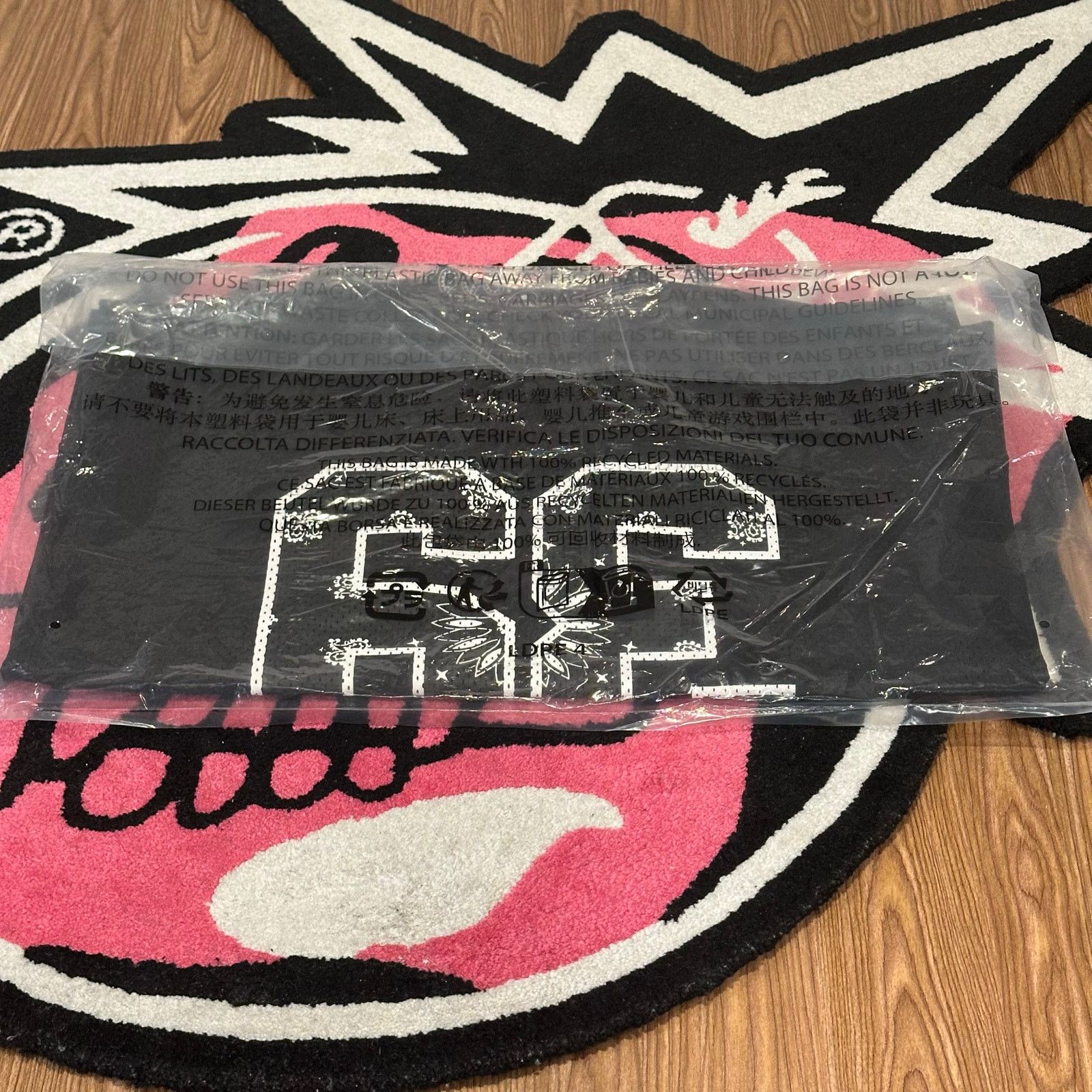 Supreme Bandana Football Jersey – Black – Size XL– Brand New