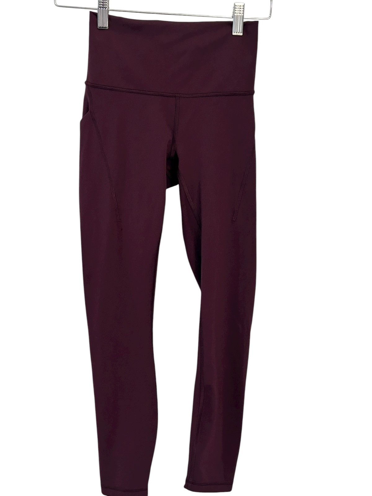 Lululemon Lululemon Wunder Train with Pockets 25" Sz 4 Goodnight Plum Size 27" / US 4 / IT 40 - 1 Thumbnail