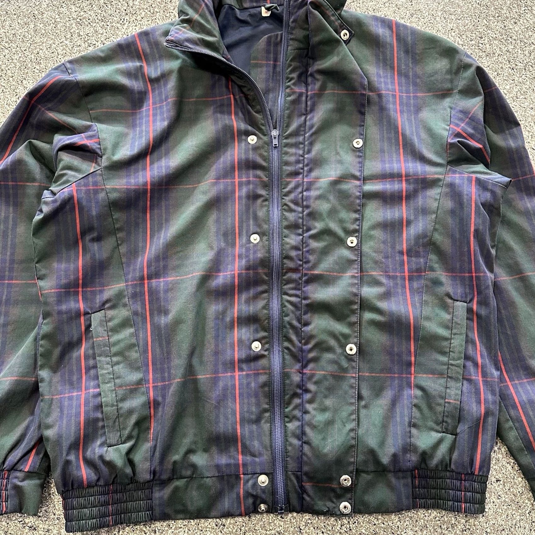 Vintage VINTAGE ProQuip Windbreaker Jacket Mens M Green Plaid Waterproof - ProQuip Jacket Mens M Green Plaid Waterproof Windbreaker Size US L / EU 52-54 / 3 - 4 Thumbnail