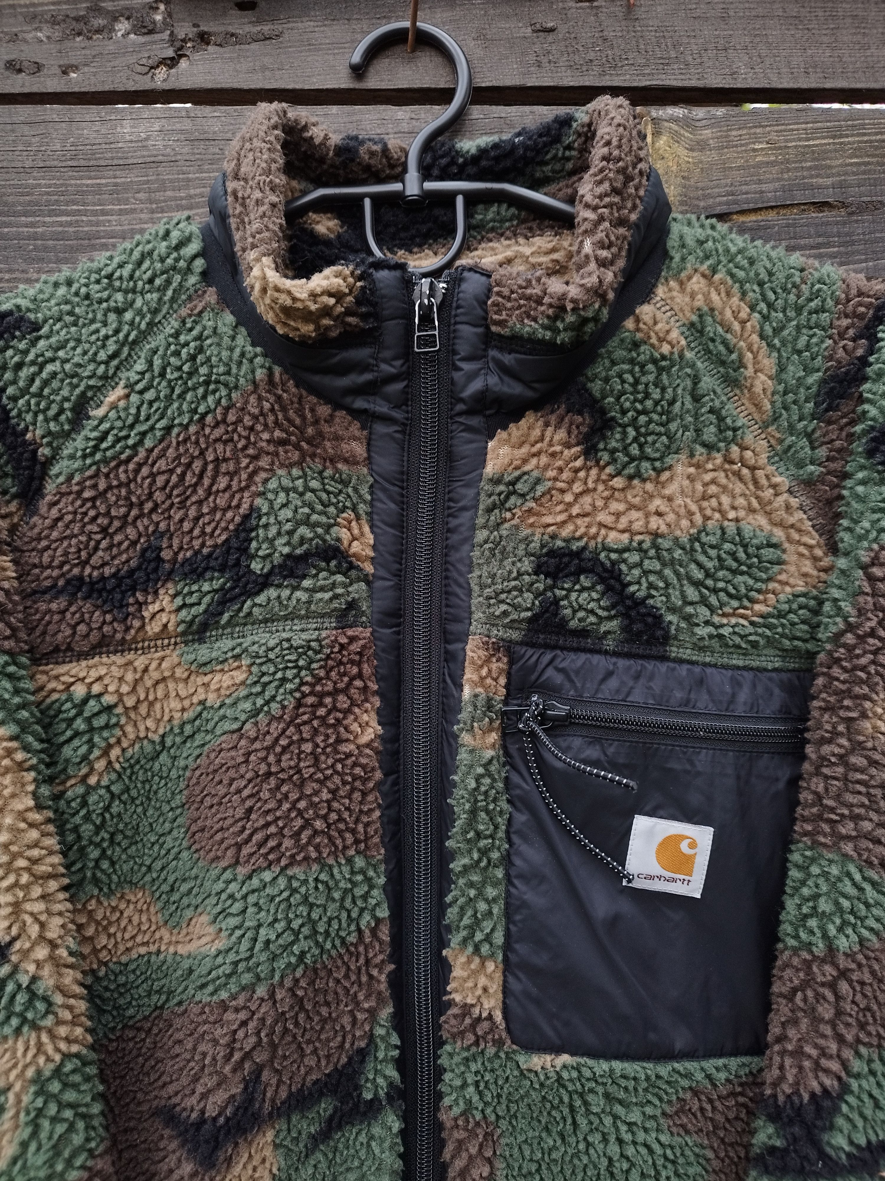 Carhartt Wip Carhartt WIP Prentis Liner Camo Fleece Jacket Camouflage Size US L / EU 52-54 / 3 - 4 Thumbnail