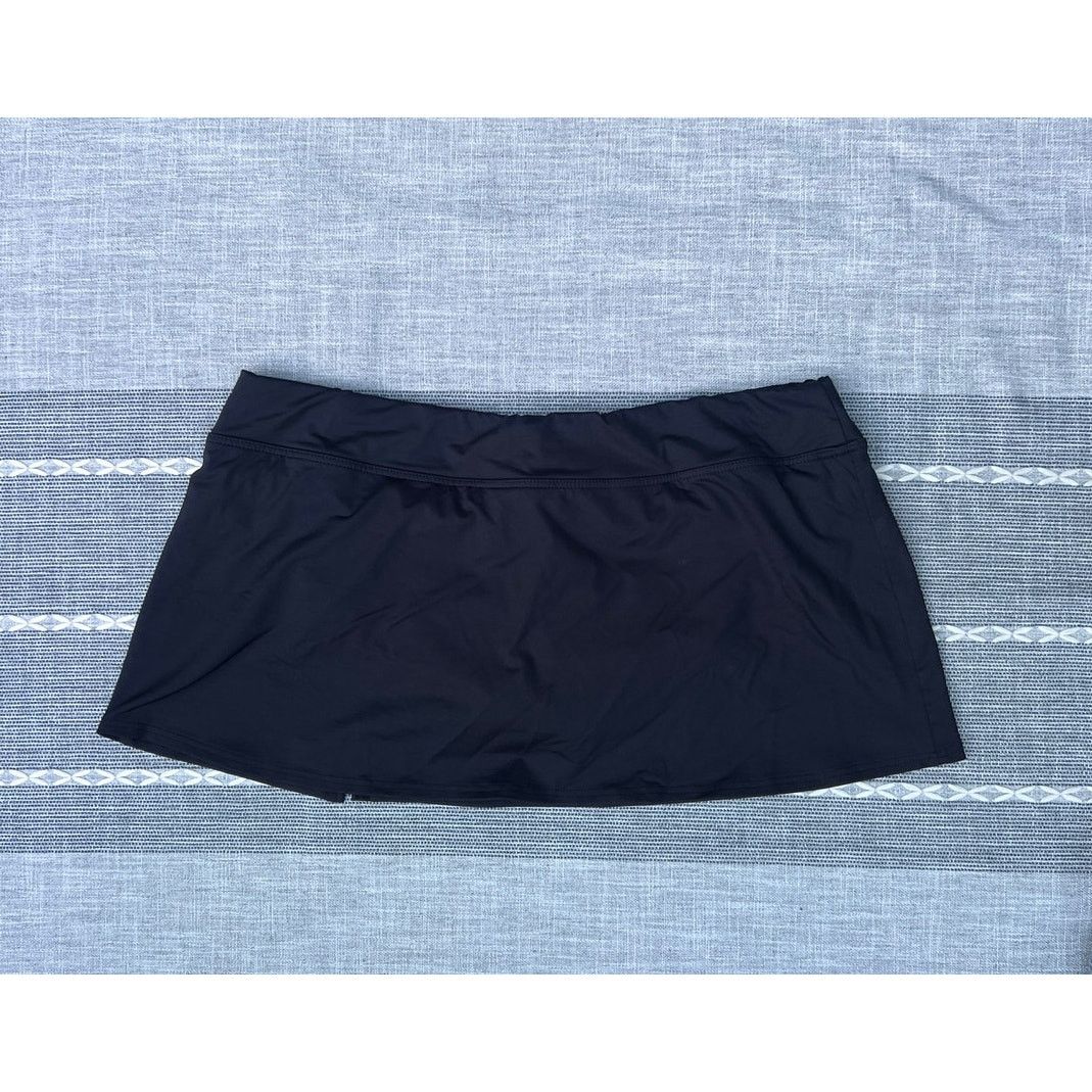 Lands' End Lands' End Bathing Suit Skirt Bottom Black Size Sz 12 Size ONE SIZE - 5 Thumbnail